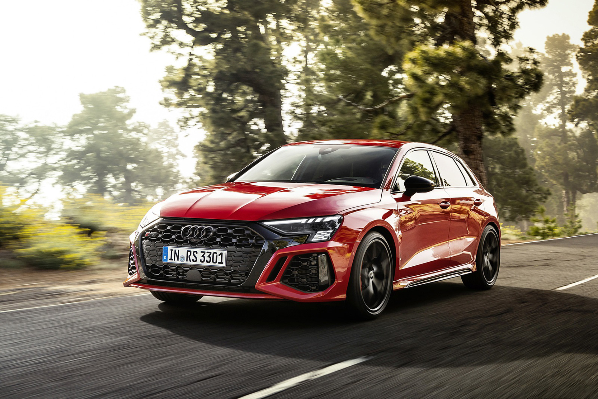 Download 2022 Audi RS3 Sportback - Front Three-Quarter HD Wallpaper 1921x1281 #4