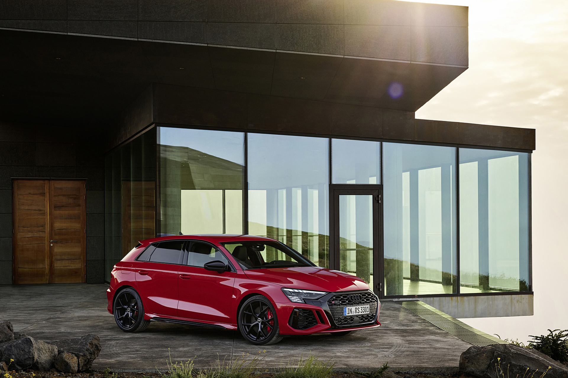 Download 2022 Audi RS3 Sportback - Front Three-Quarter HD Wallpaper 1921x1280 #13