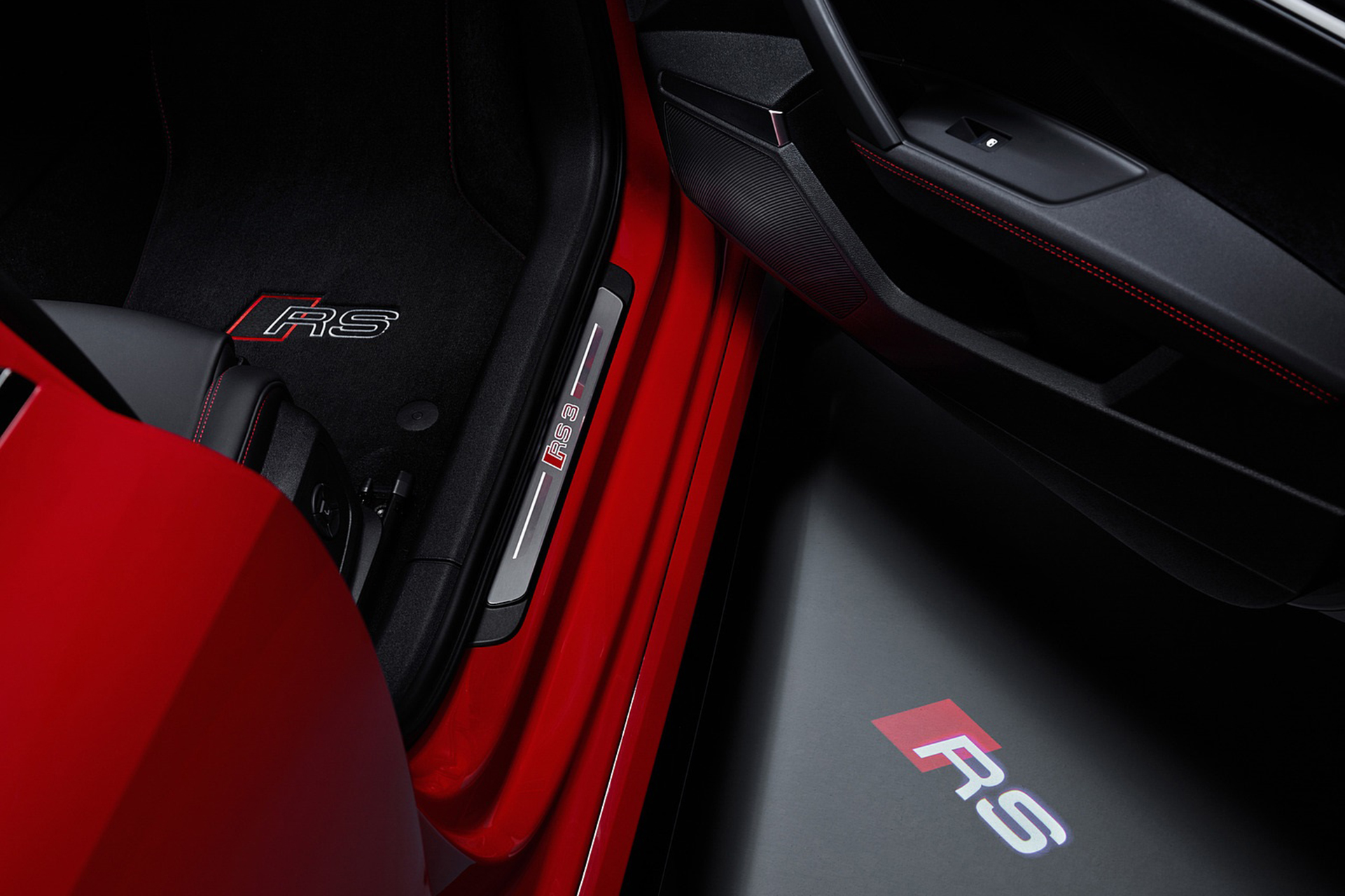 Download 2022 Audi RS3 Sportback - Ground Projection HD Wallpaper 1921x1280 #61