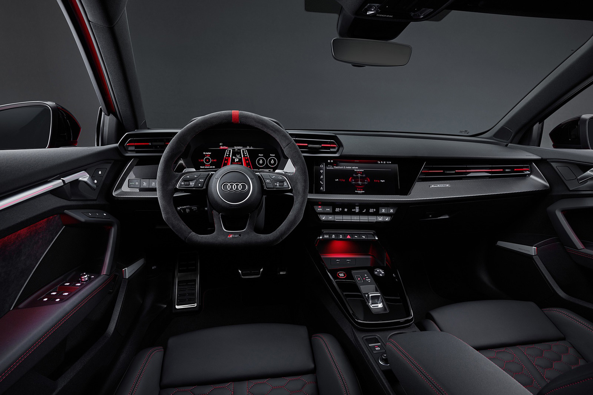 Download 2022 Audi RS3 Sportback - Interior, Cockpit HD Wallpaper 1921x1280 #74