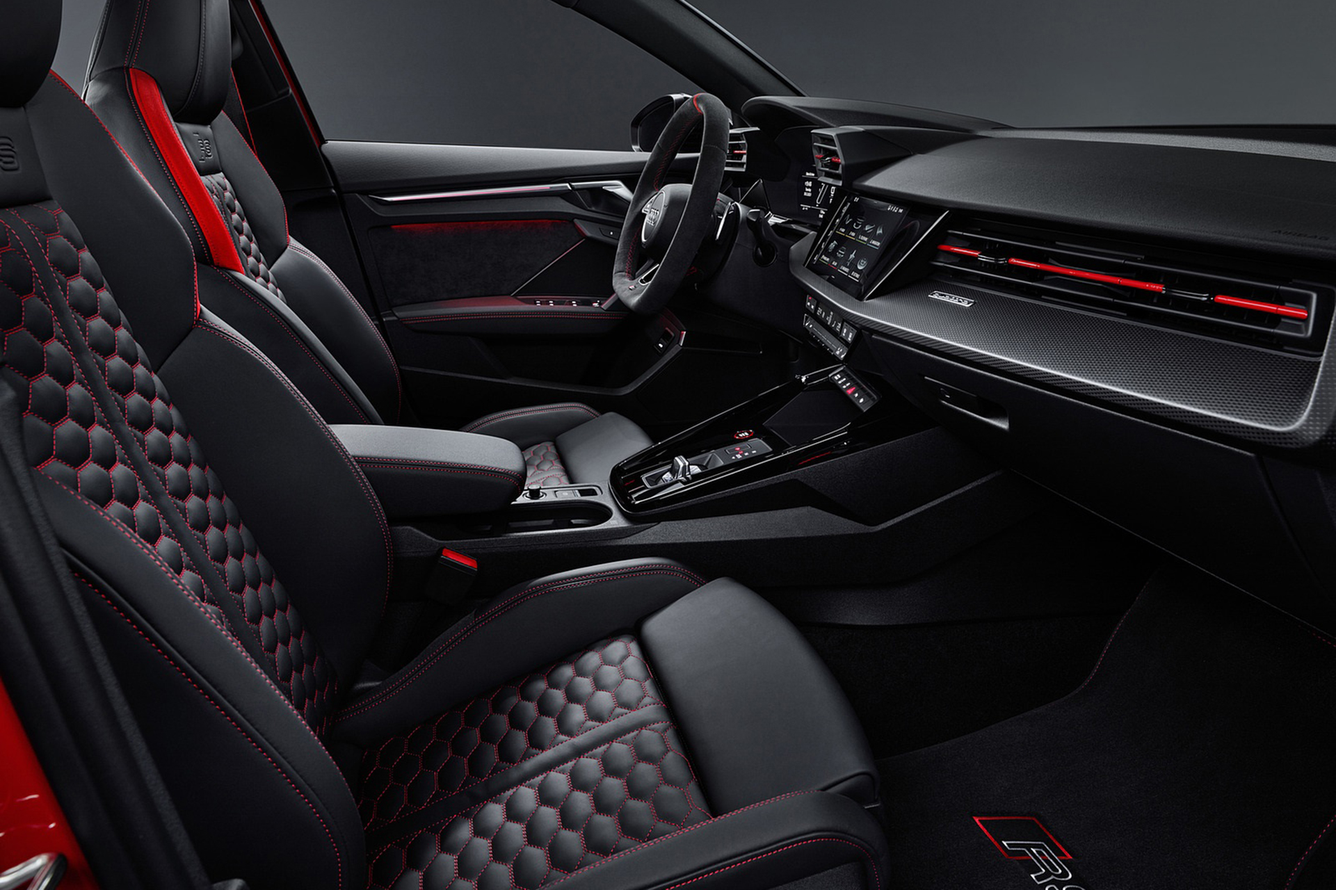 2022 Audi RS3 Sportback Interior, Front Seats Wallpapers 78 MotorTread