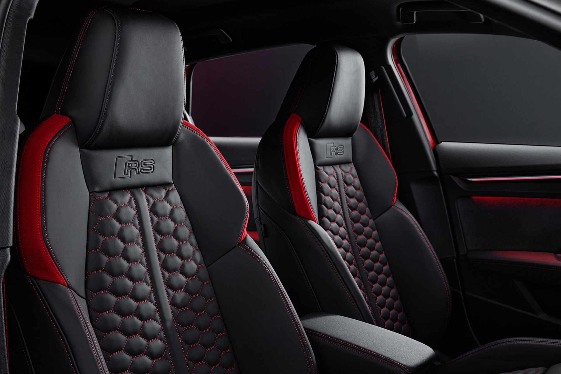 Download 2022 Audi RS3 Sportback - Interior, Front Seats HD Wallpaper 1921x1280 #79