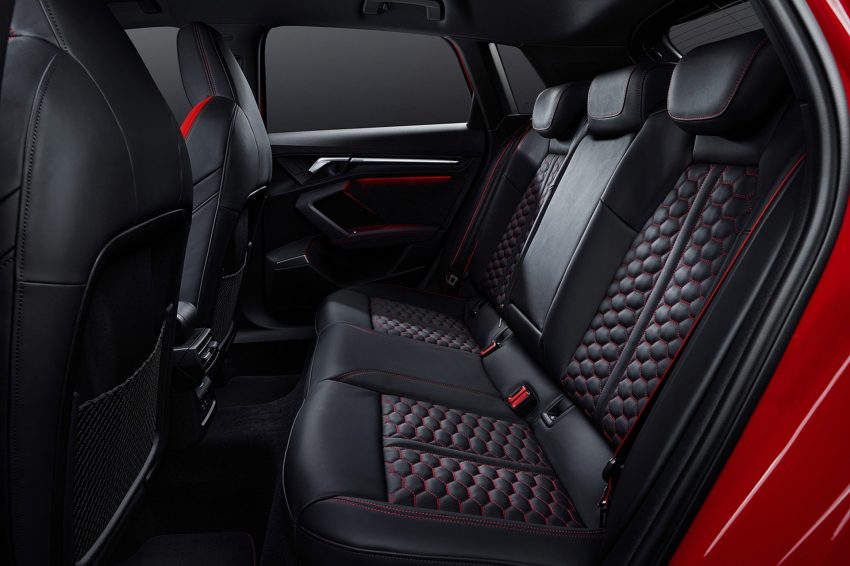 2022 Audi RS3 Sportback - Interior, Rear Seats Wallpaper 850x566 #80