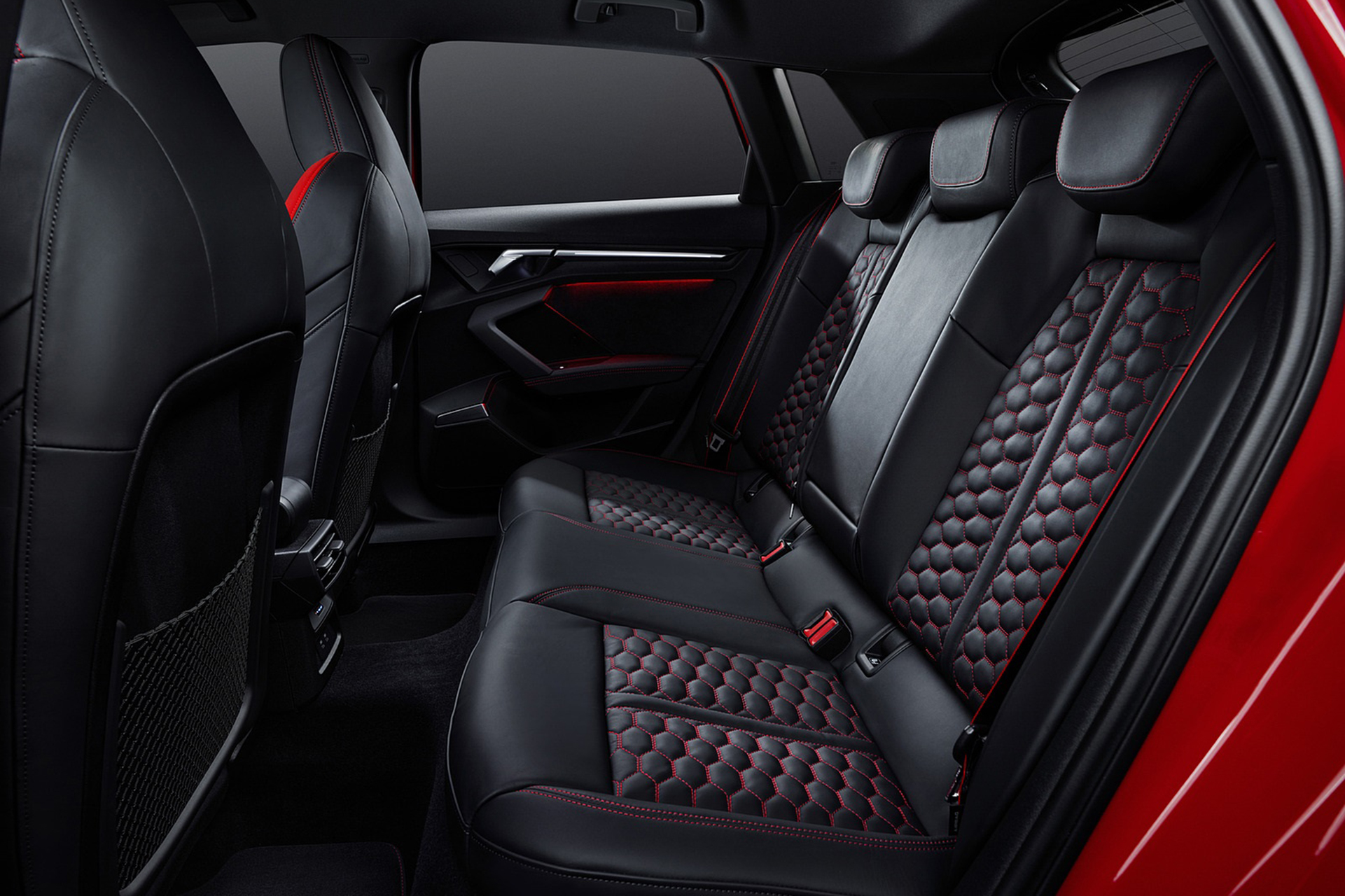 Download 2022 Audi RS3 Sportback - Interior, Rear Seats HD Wallpaper 1921x1280 #80