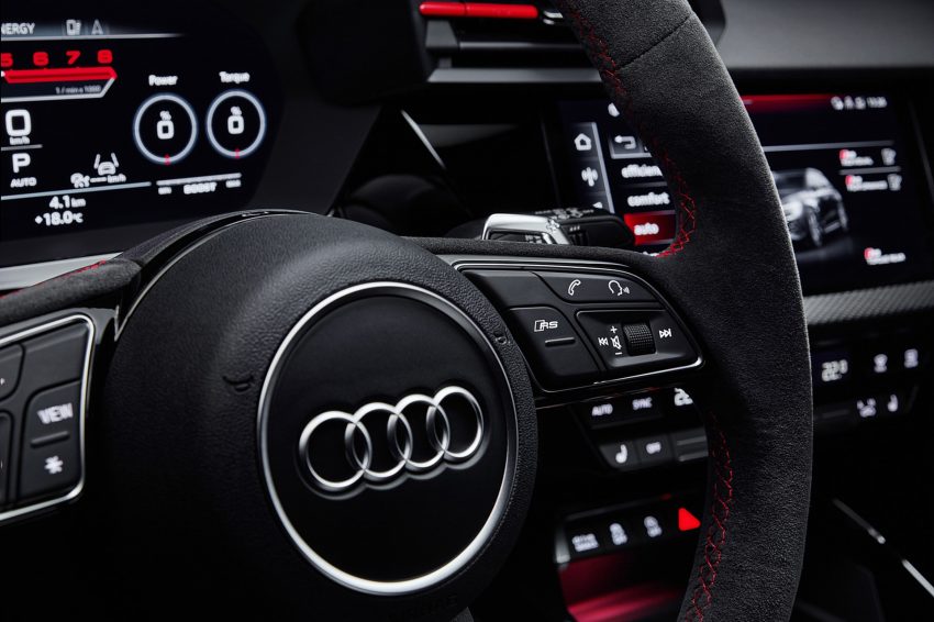 2022 Audi RS3 Sportback - Interior, Steering Wheel Wallpaper 850x566 #69