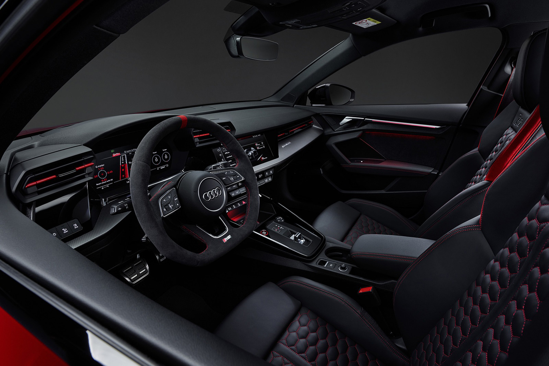 Download 2022 Audi RS3 Sportback - Interior HD Wallpaper 1921x1280 #68