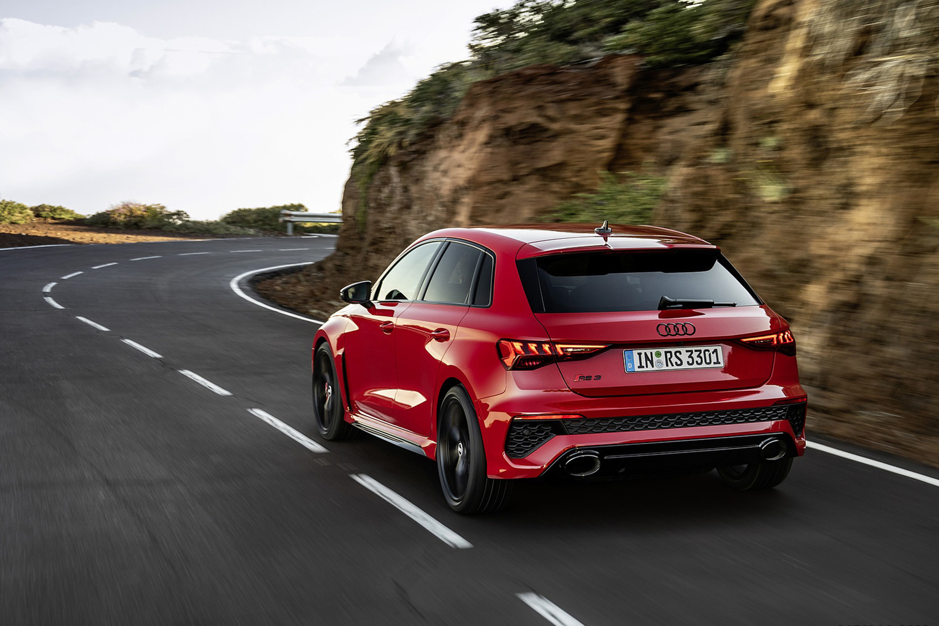 Download 2022 Audi RS3 Sportback - Rear Three-Quarter HD Wallpaper 1921x1281 #9