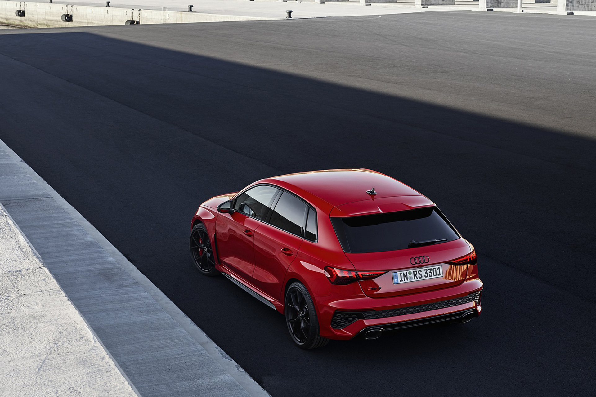Download 2022 Audi RS3 Sportback - Rear Three-Quarter HD Wallpaper 1921x1280 #26