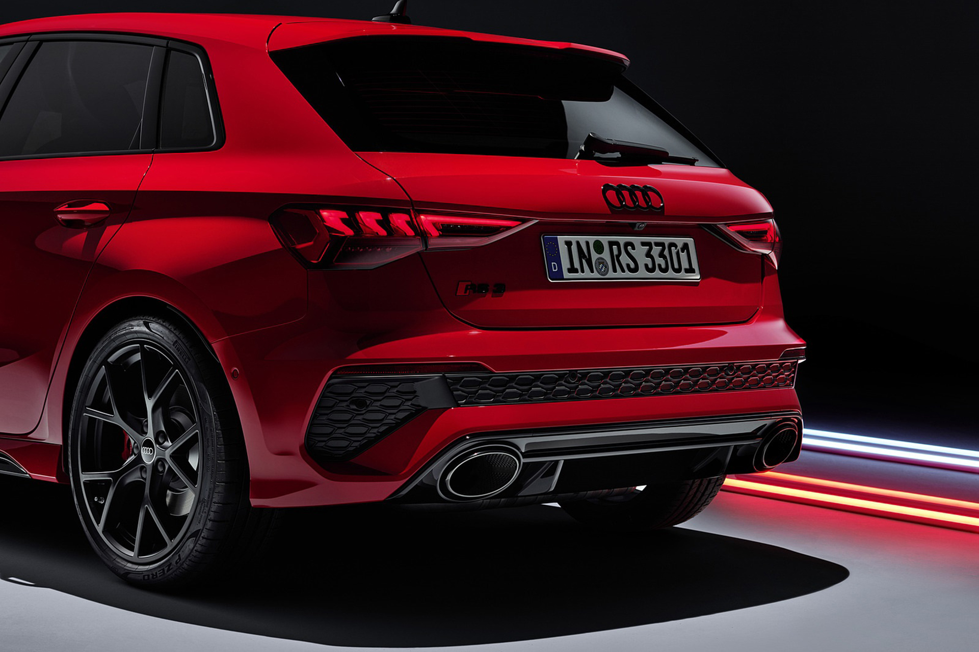 Download 2022 Audi RS3 Sportback - Tail Light HD Wallpaper 1921x1280 #57