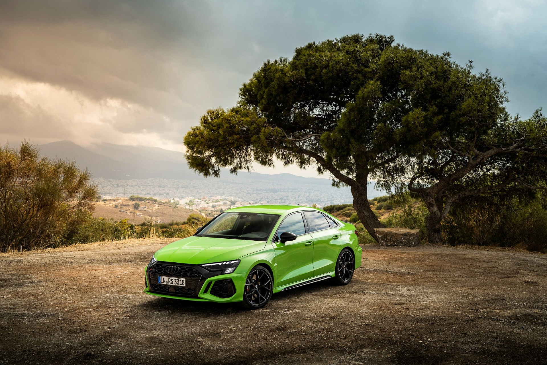 Download 2022 Audi RS3 Sedan - Front Three-Quarter HD Wallpaper 1920x1280 #136