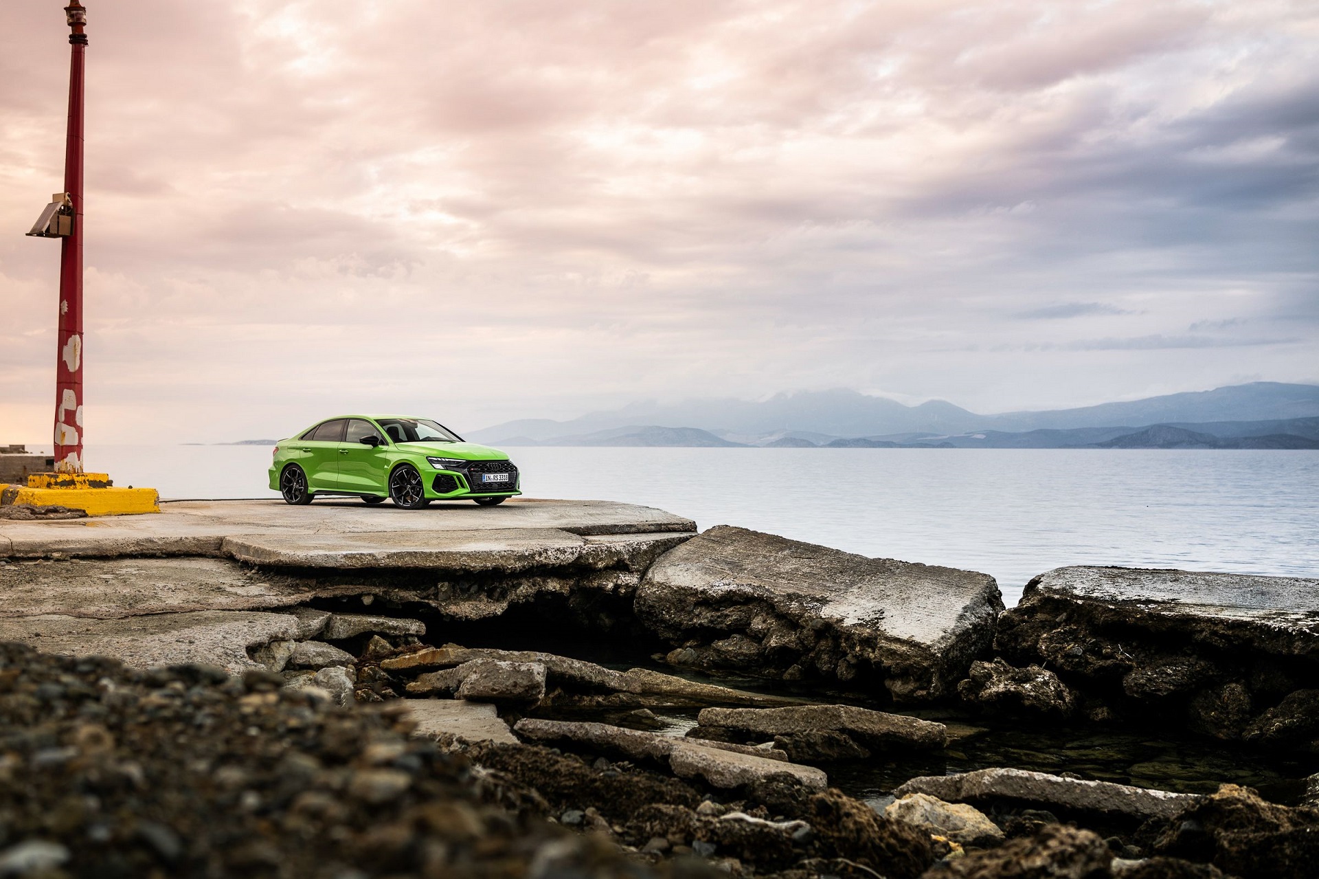 Download 2022 Audi RS3 Sedan - Front Three-Quarter HD Wallpaper 1920x1279 #142