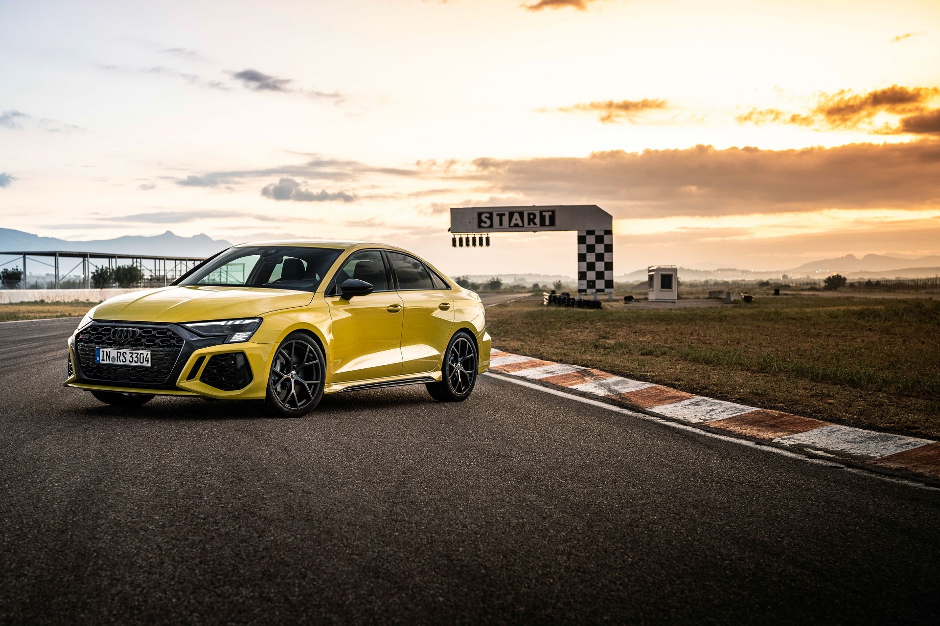 Download 2022 Audi RS3 Sedan - Front Three-Quarter HD Wallpaper 1921x1280 #120