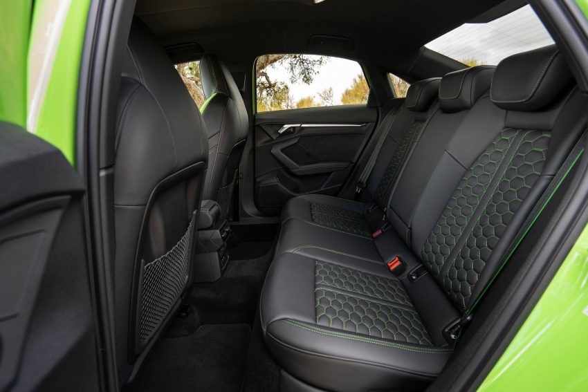 2022 Audi RS3 Sedan - Interior, Rear Seats Wallpaper 850x567 #147