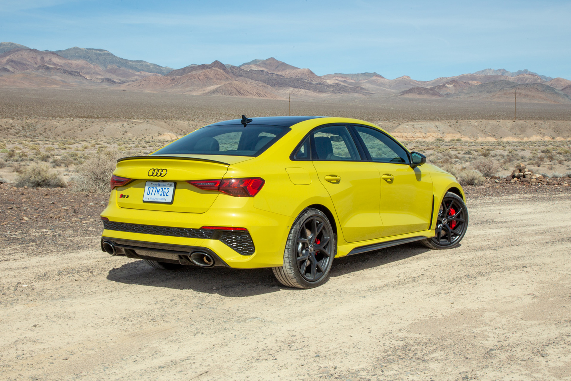 Download 2022 Audi RS3 Sedan - Rear Three-Quarter HD Wallpaper 1920x1280 #151