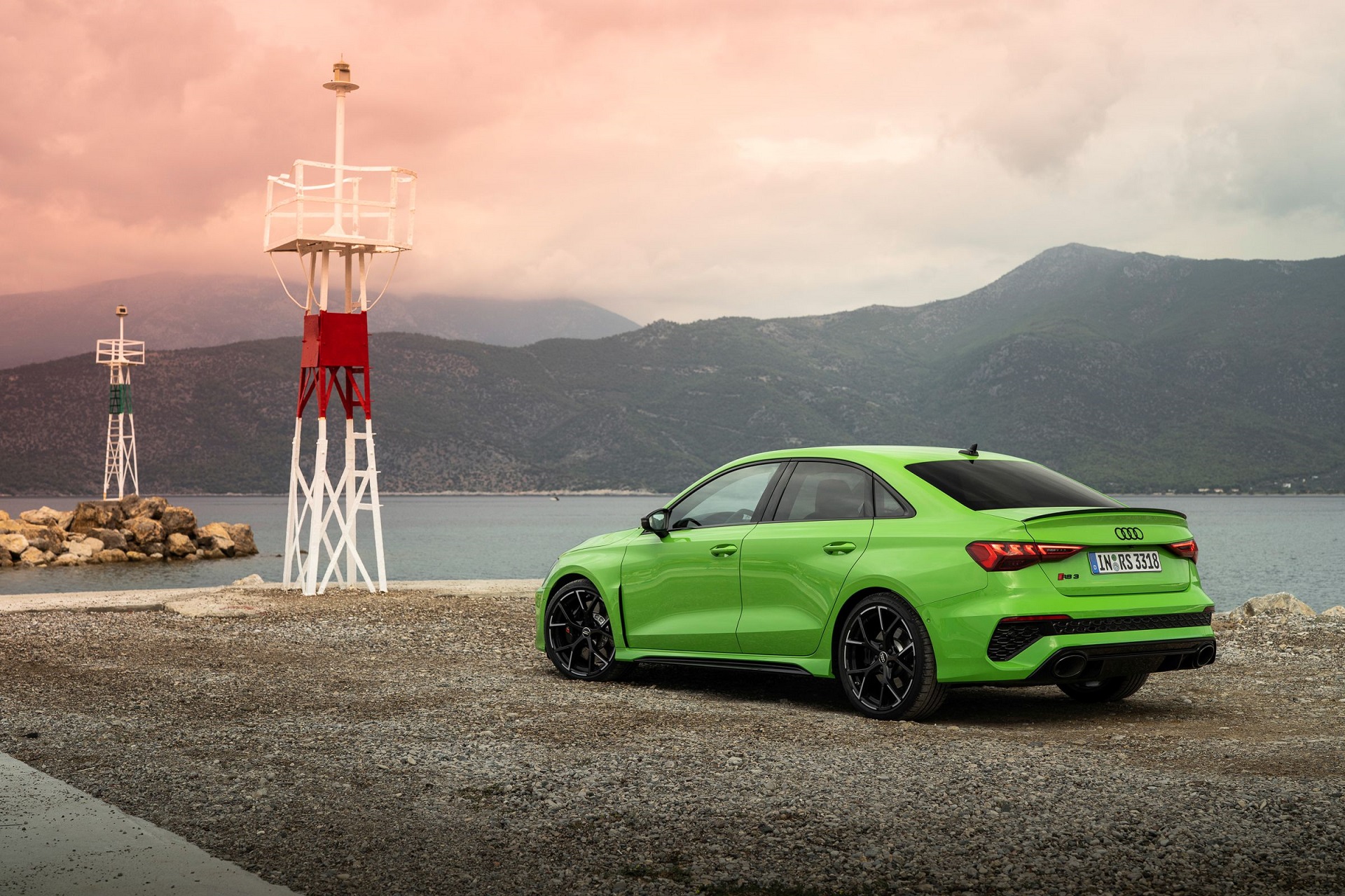 Download 2022 Audi RS3 Sedan - Rear Three-Quarter HD Wallpaper 1920x1280 #137