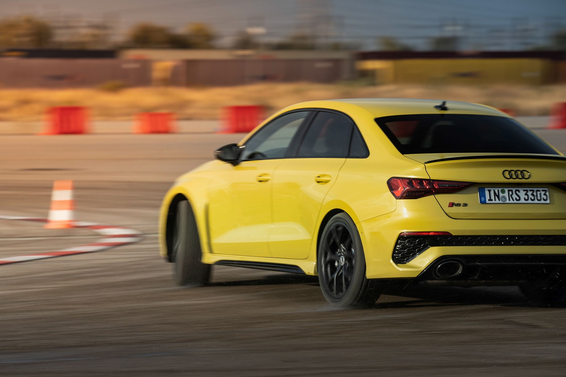 Download 2022 Audi RS3 Sedan - Rear Three-Quarter HD Wallpaper 1920x1280 #124