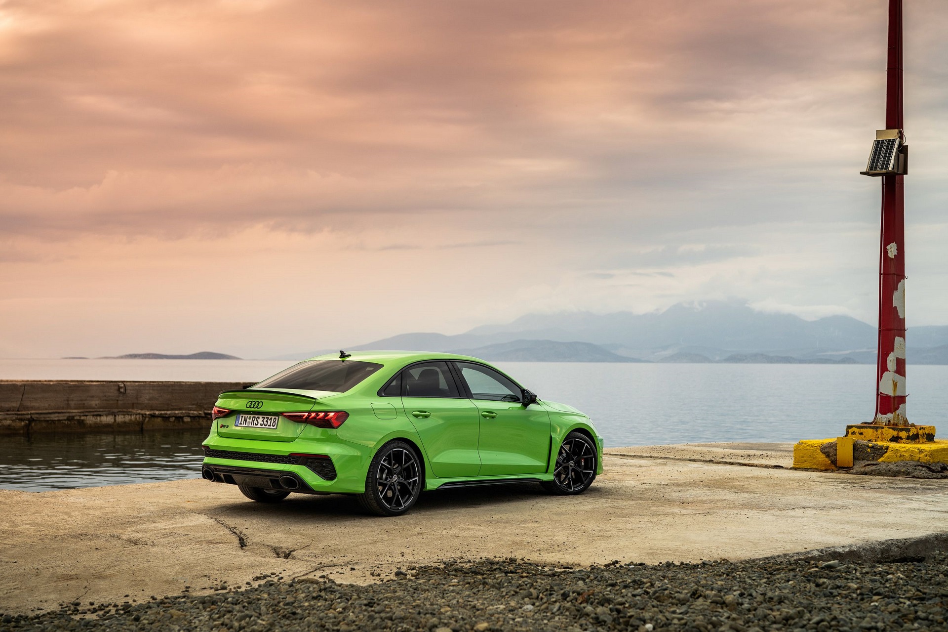 Download 2022 Audi RS3 Sedan - Rear Three-Quarter HD Wallpaper 1920x1279 #139