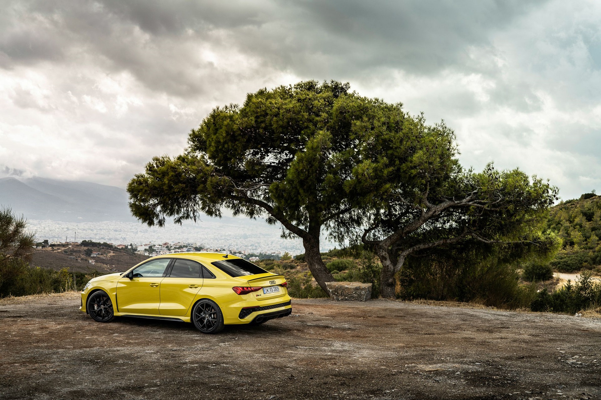 Download 2022 Audi RS3 Sedan - Rear Three-Quarter HD Wallpaper 1920x1280 #119