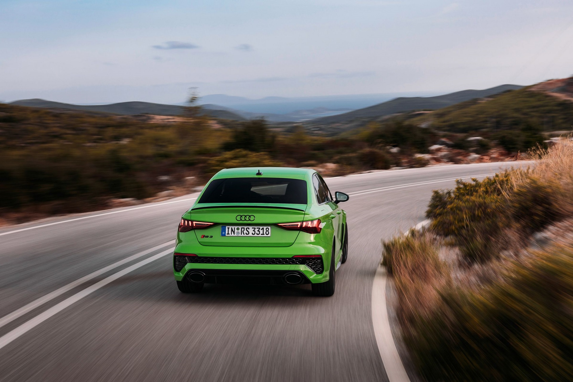 Download 2022 Audi RS3 Sedan - Rear HD Wallpaper 1920x1280 #130