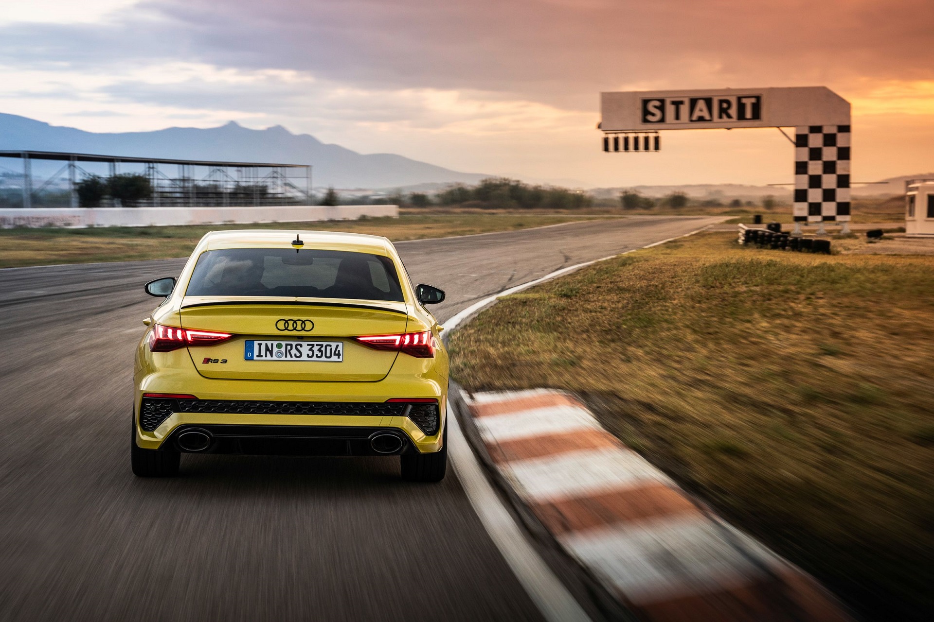 Download 2022 Audi RS3 Sedan - Rear HD Wallpaper 1920x1280 #116