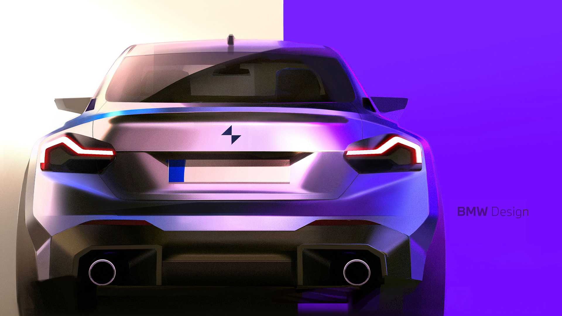 Download 2022 BMW 2 Series Coupe - Design Sketch HD Wallpaper 1920x1080 #51