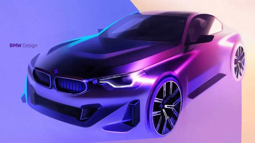 2022 BMW 2 Series Coupe - Design Sketch Wallpaper 850x478 #52