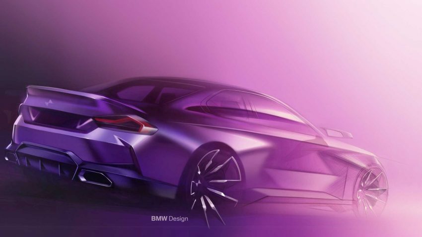 2022 BMW 2 Series Coupe - Design Sketch Wallpaper 850x478 #54
