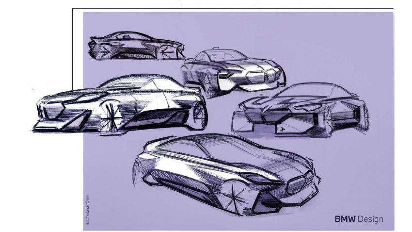 2022 BMW 2 Series Coupe - Design Sketch Wallpaper 850x478 #58