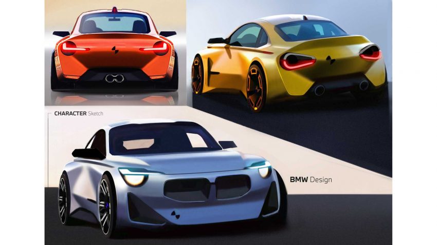 2022 BMW 2 Series Coupe - Design Sketch Wallpaper 850x478 #44