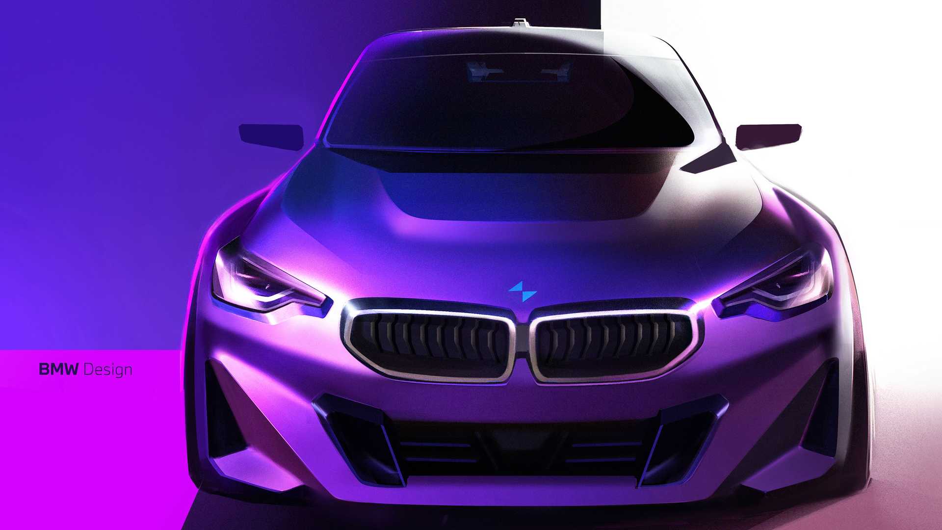 Download 2022 BMW 2 Series Coupe - Design Sketch HD Wallpaper 1920x1080 #47
