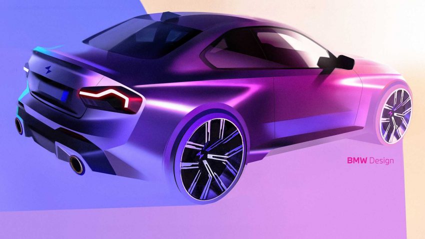 2022 BMW 2 Series Coupe - Design Sketch Wallpaper 850x478 #49