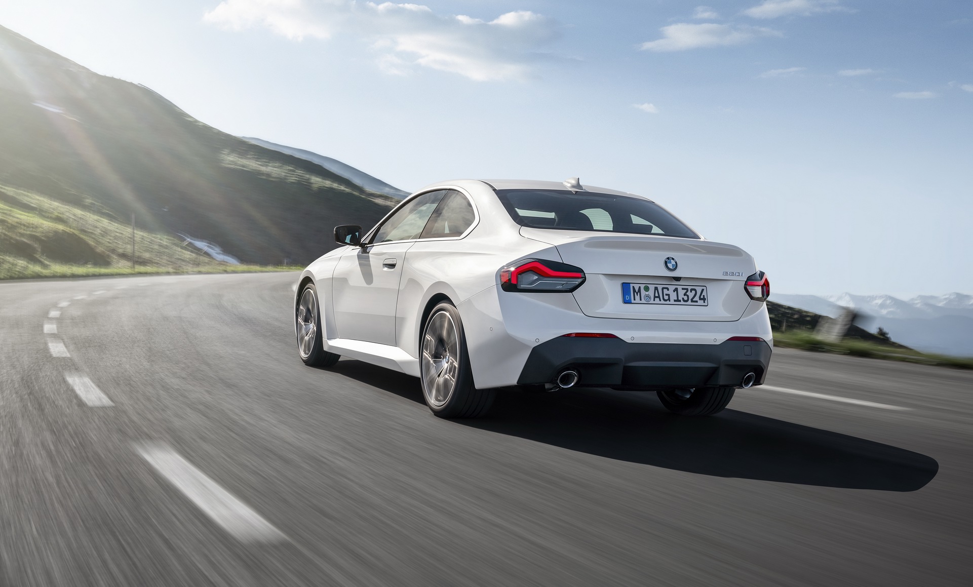 Download 2022 BMW 2 Series Coupe - Rear Three-Quarter HD Wallpaper 1921x1159 #13