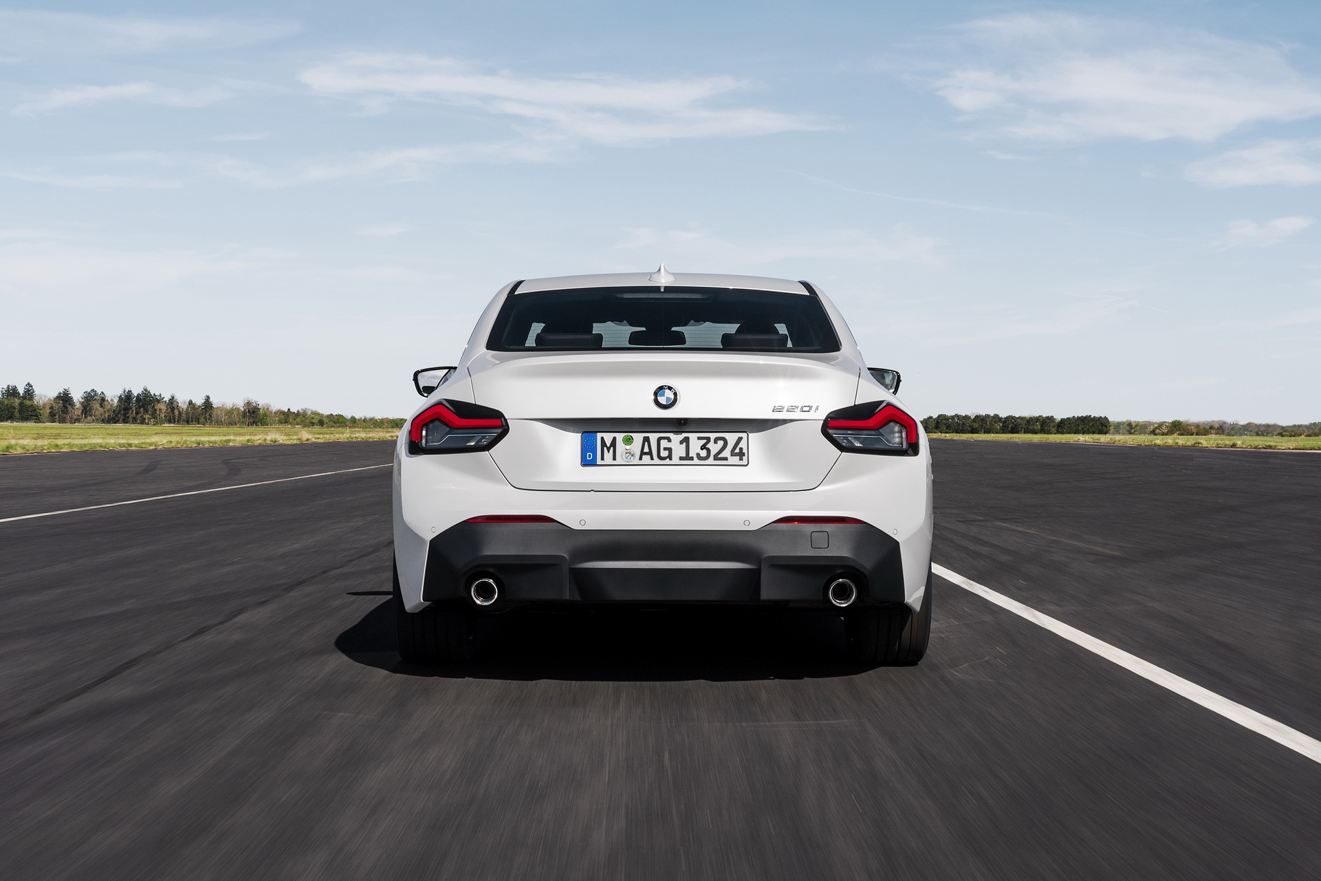 Download 2022 BMW 2 Series Coupe - Rear HD Wallpaper 1921x1281 #14