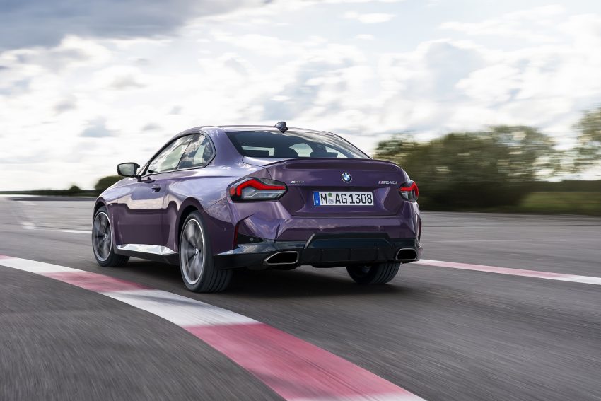 2022 BMW M240i xDrive Coupe - Rear Three-Quarter Wallpaper 850x567 #15