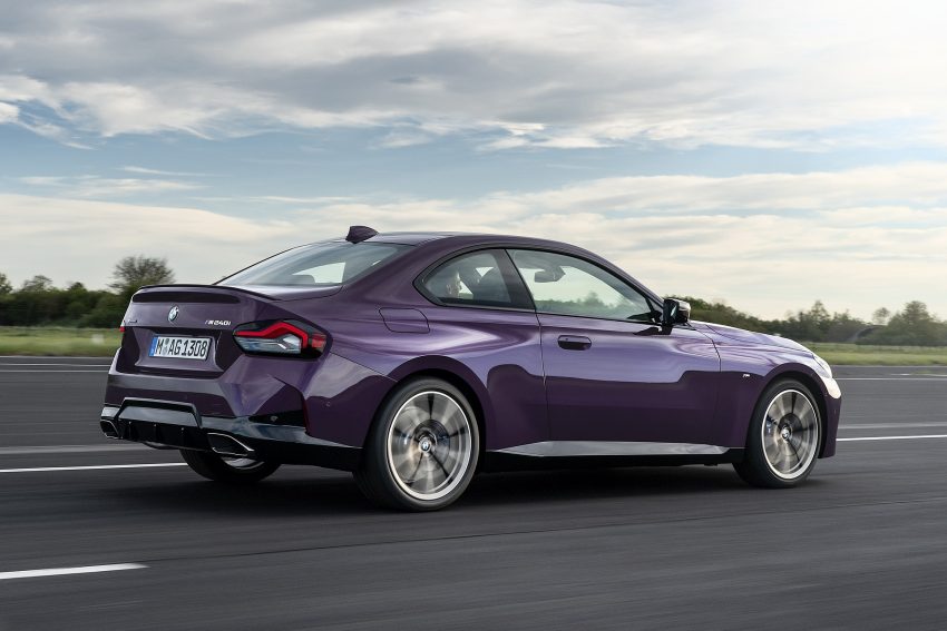 2022 BMW M240i xDrive Coupe - Rear Three-Quarter Wallpaper 850x567 #6