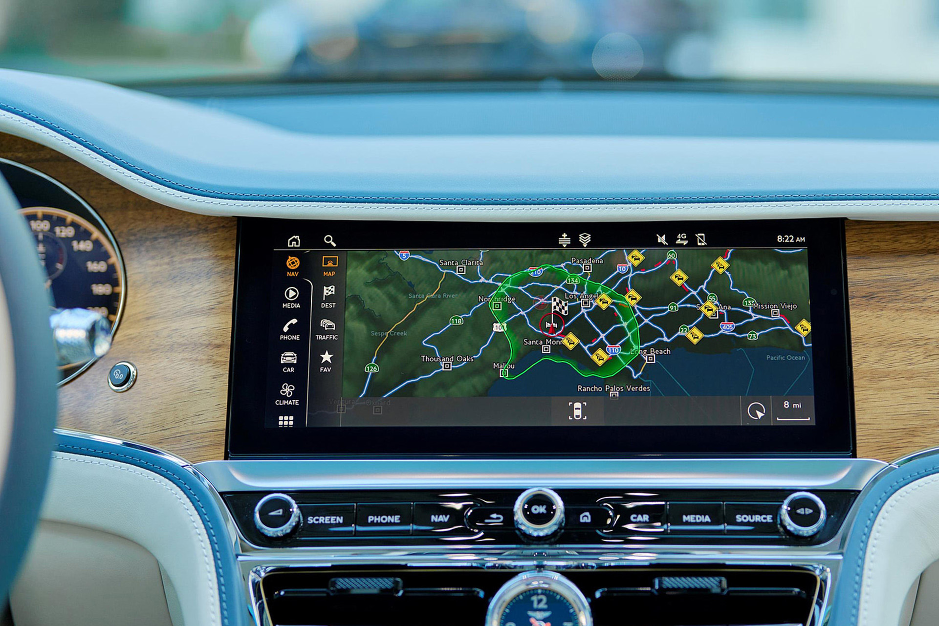 Download 2022 Bentley Flying Spur Hybrid - Central Console HD Wallpaper 1921x1281 #134