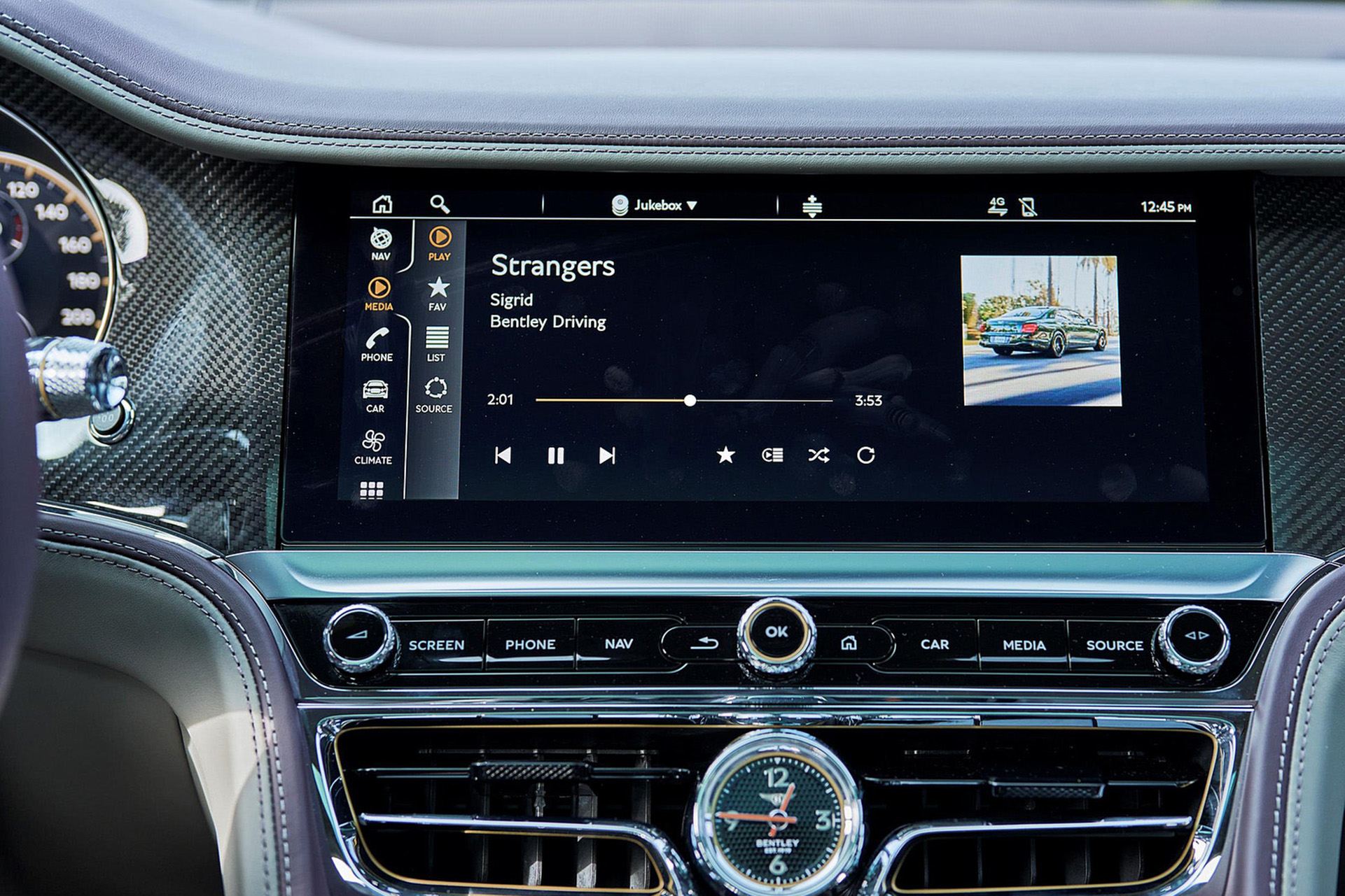 Download 2022 Bentley Flying Spur Hybrid - Central Console HD Wallpaper 1921x1281 #123