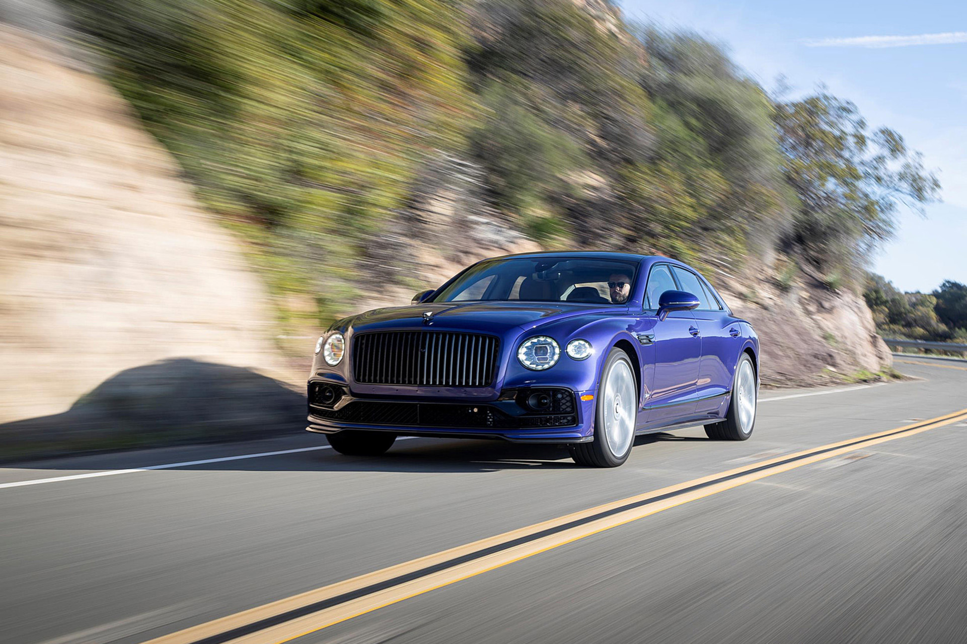 Download 2022 Bentley Flying Spur Hybrid - Front HD Wallpaper 1921x1280 #26
