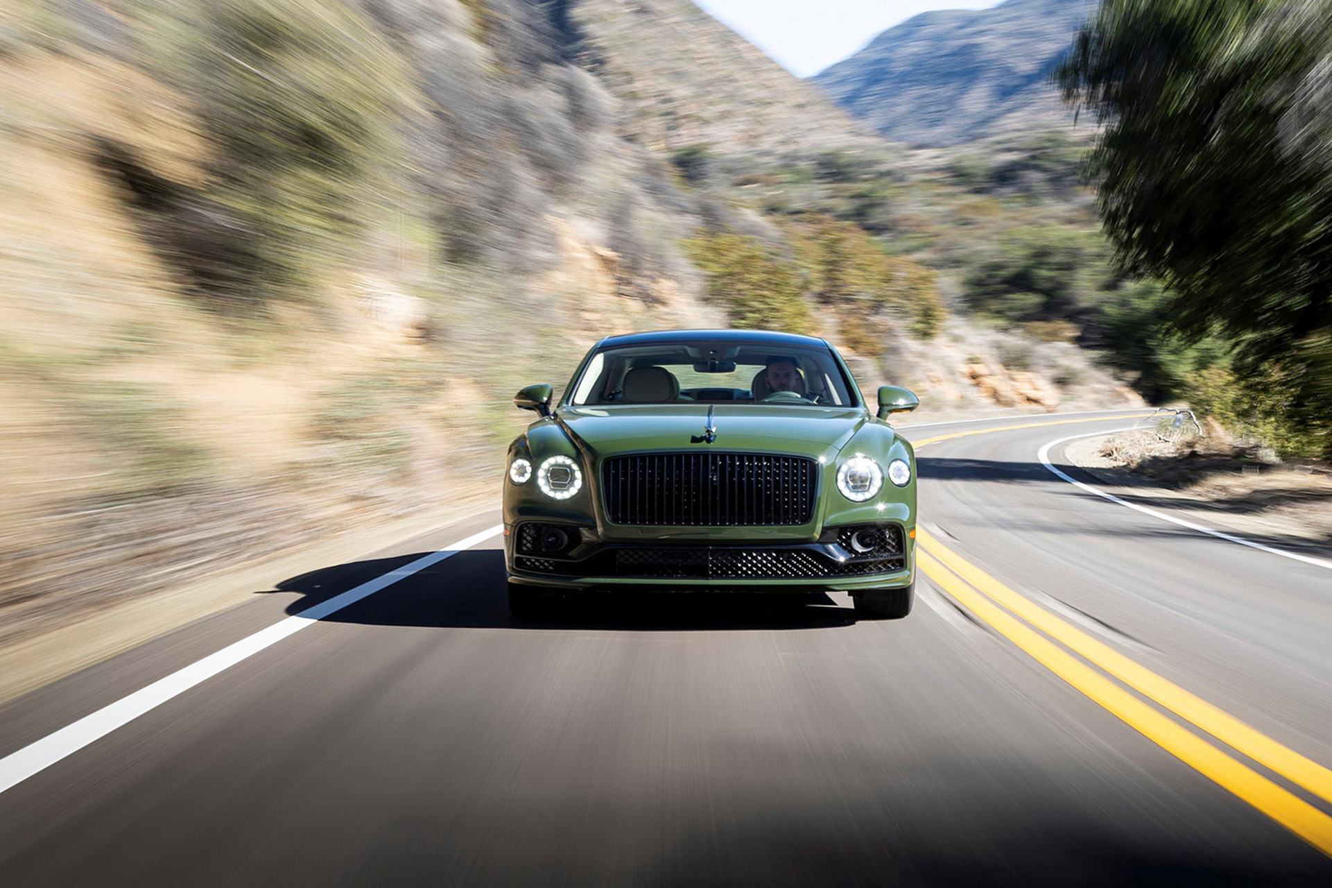 Download 2022 Bentley Flying Spur Hybrid - Front HD Wallpaper 1921x1280 #16