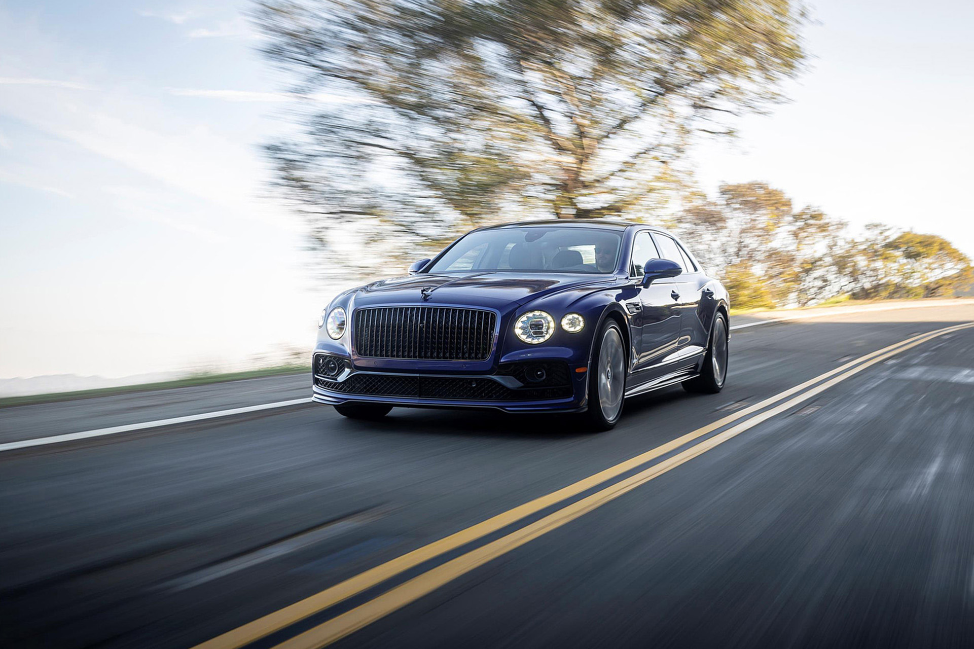 Download 2022 Bentley Flying Spur Hybrid - Front HD Wallpaper 1921x1280 #27