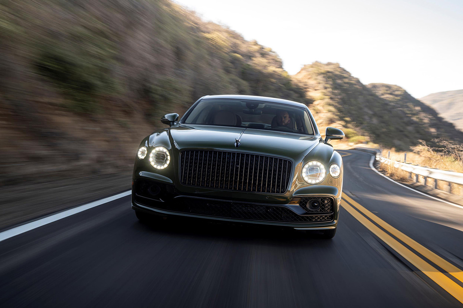 Download 2022 Bentley Flying Spur Hybrid - Front HD Wallpaper 1921x1280 #18