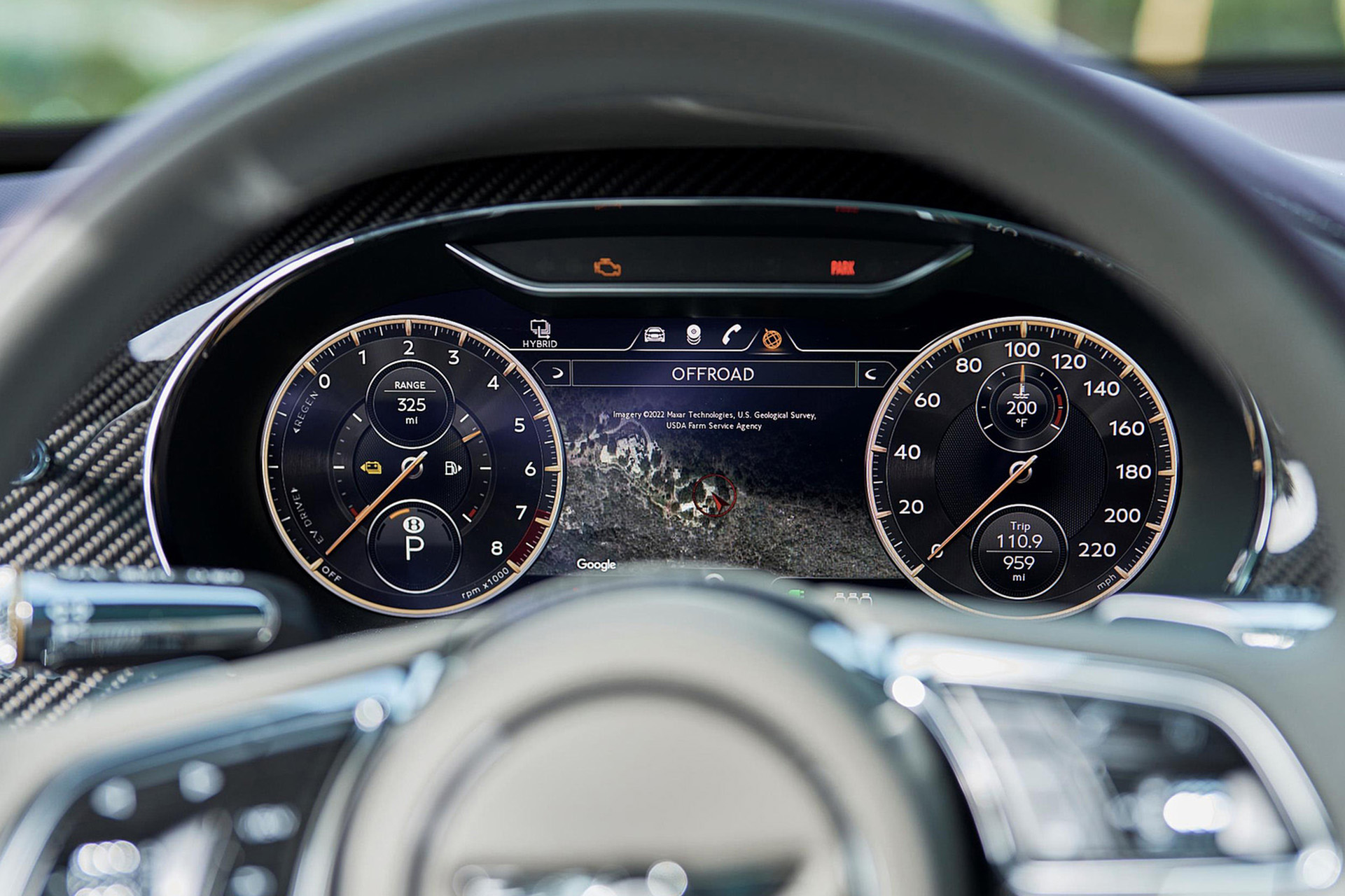 Download 2022 Bentley Flying Spur Hybrid - Interior, Dashboard HD Wallpaper 1921x1280 #128