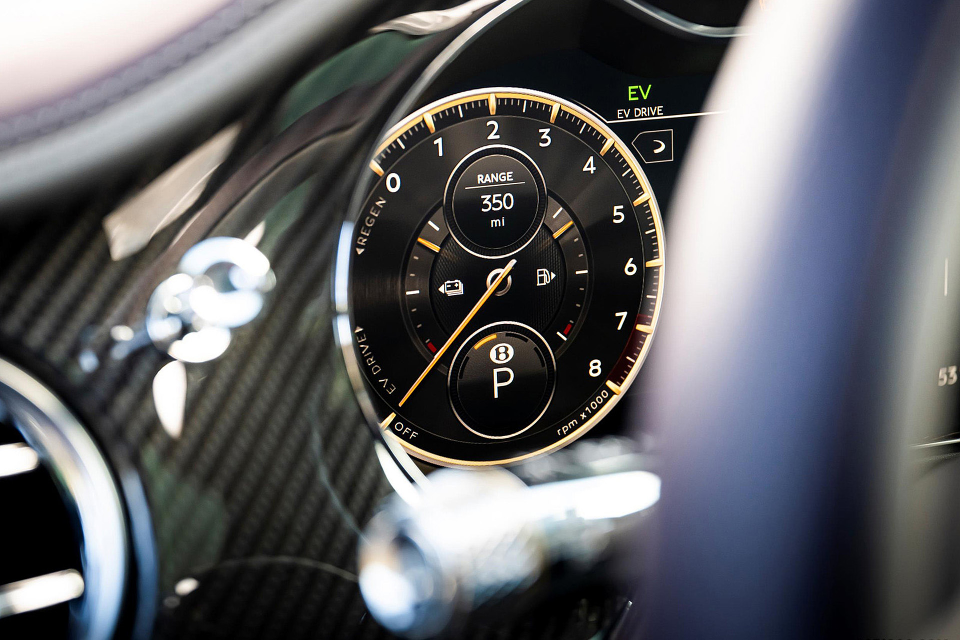 Download 2022 Bentley Flying Spur Hybrid - Interior, Dashboard HD Wallpaper 1921x1281 #119