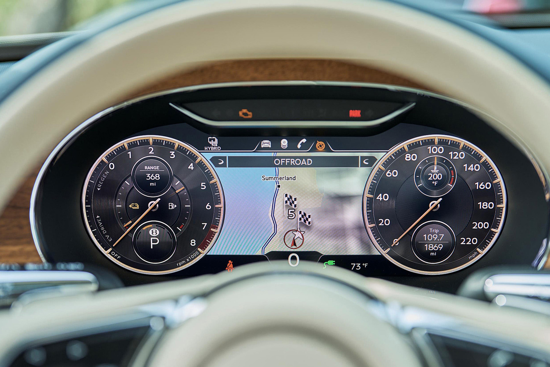 Download 2022 Bentley Flying Spur Hybrid - Interior, Dashboard HD Wallpaper 1921x1281 #130