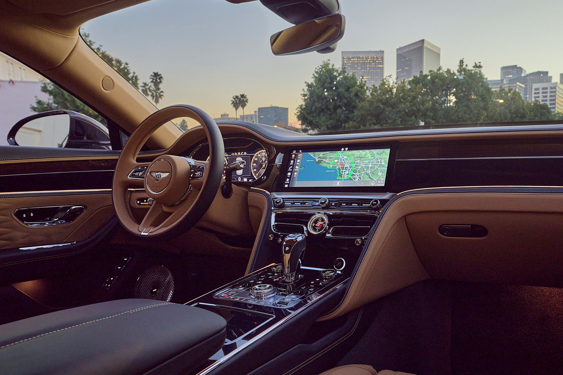 Download 2022 Bentley Flying Spur Hybrid - Interior HD Wallpaper 1921x1281 #111