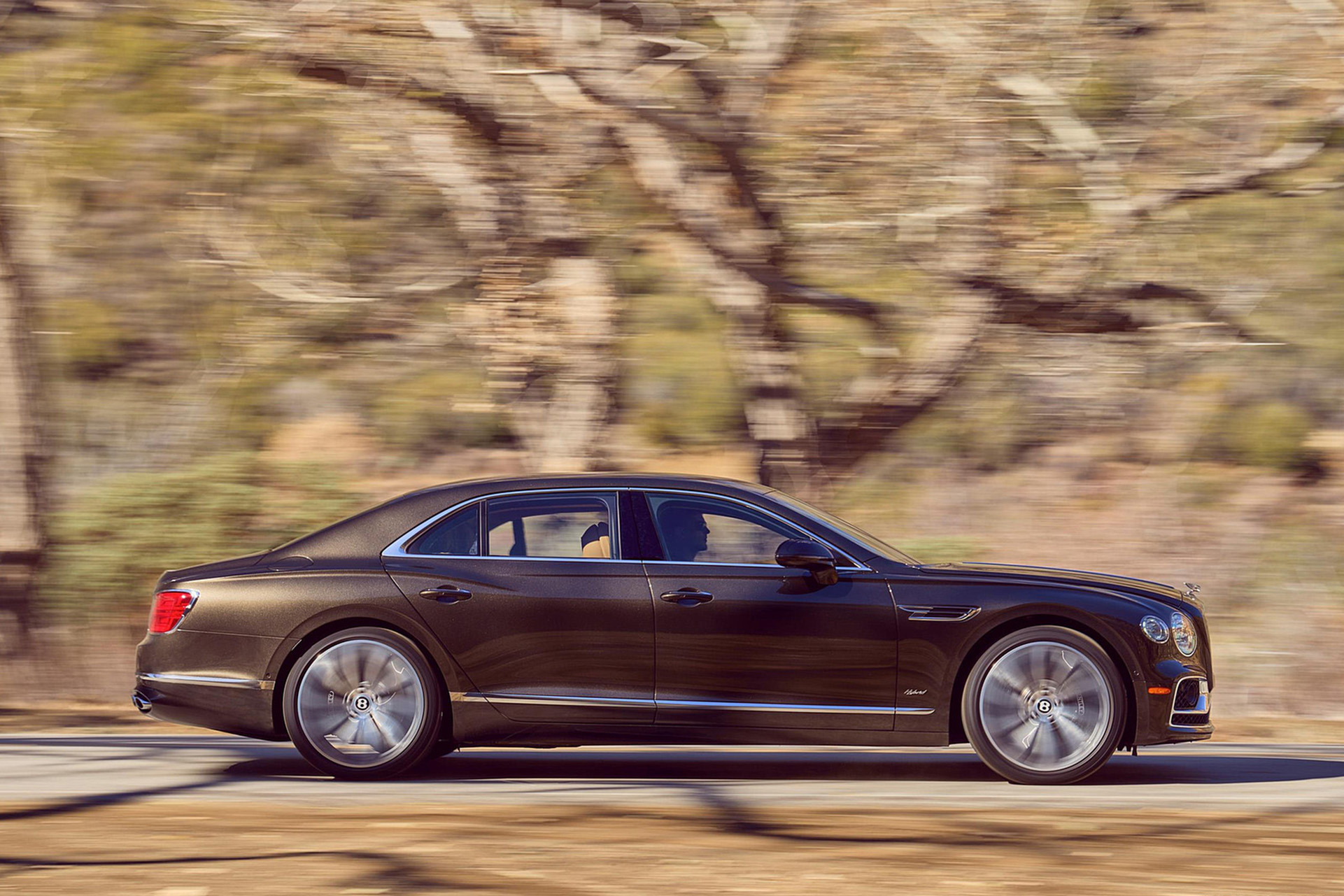 Download 2022 Bentley Flying Spur Hybrid - Side HD Wallpaper 1921x1281 #48