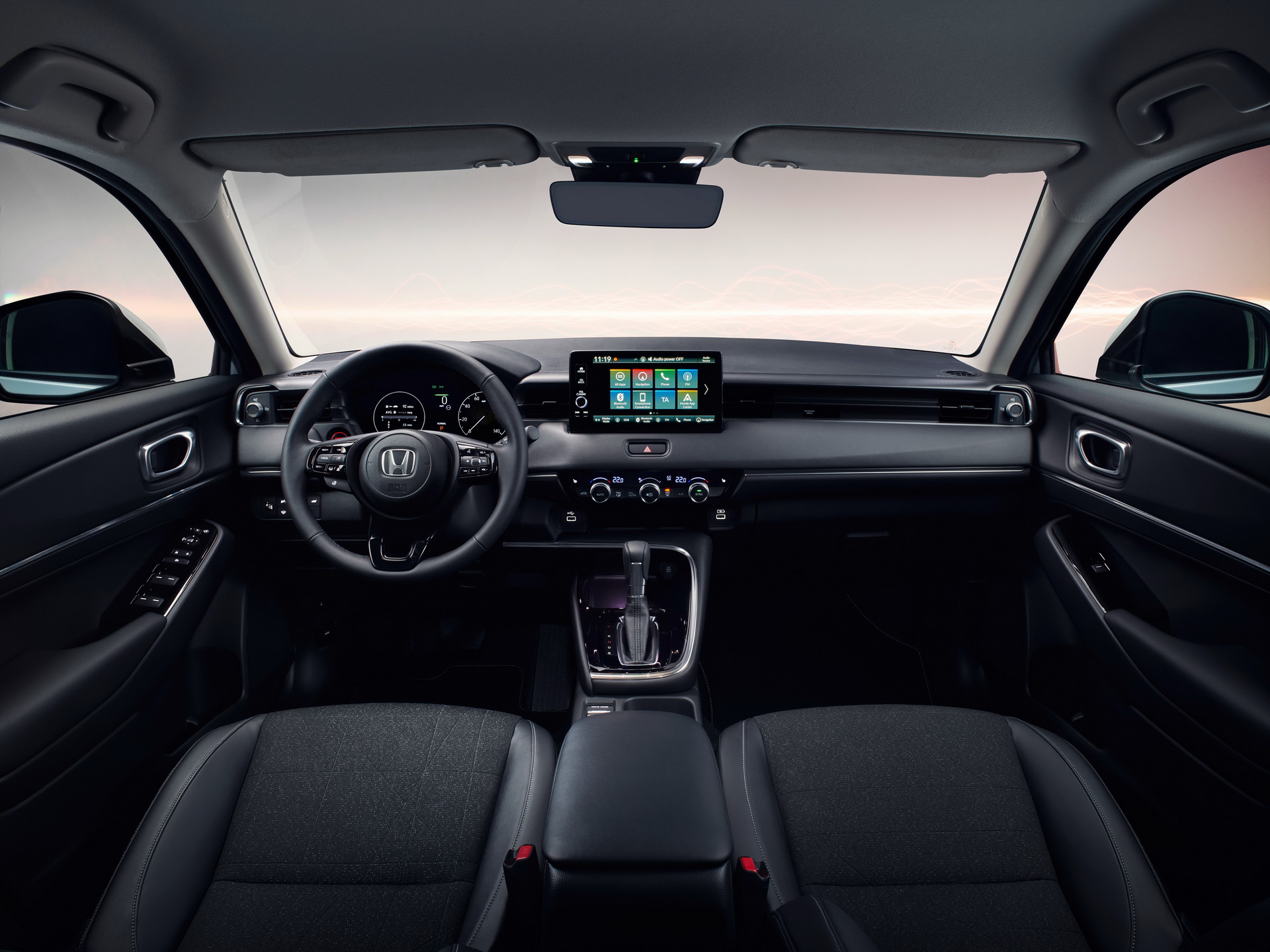 Download 2022 Honda HR-V e:HEV - Interior, Cockpit HD Wallpaper 1920x1440 #34