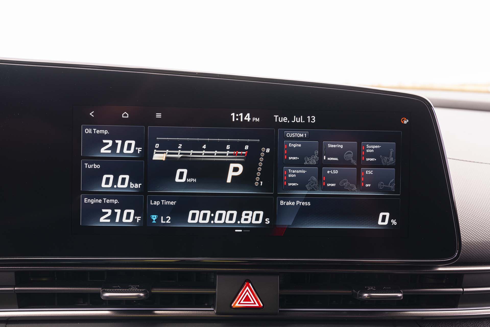 Download 2022 Hyundai Elantra N - Central Console HD Wallpaper 1919x1280 #55