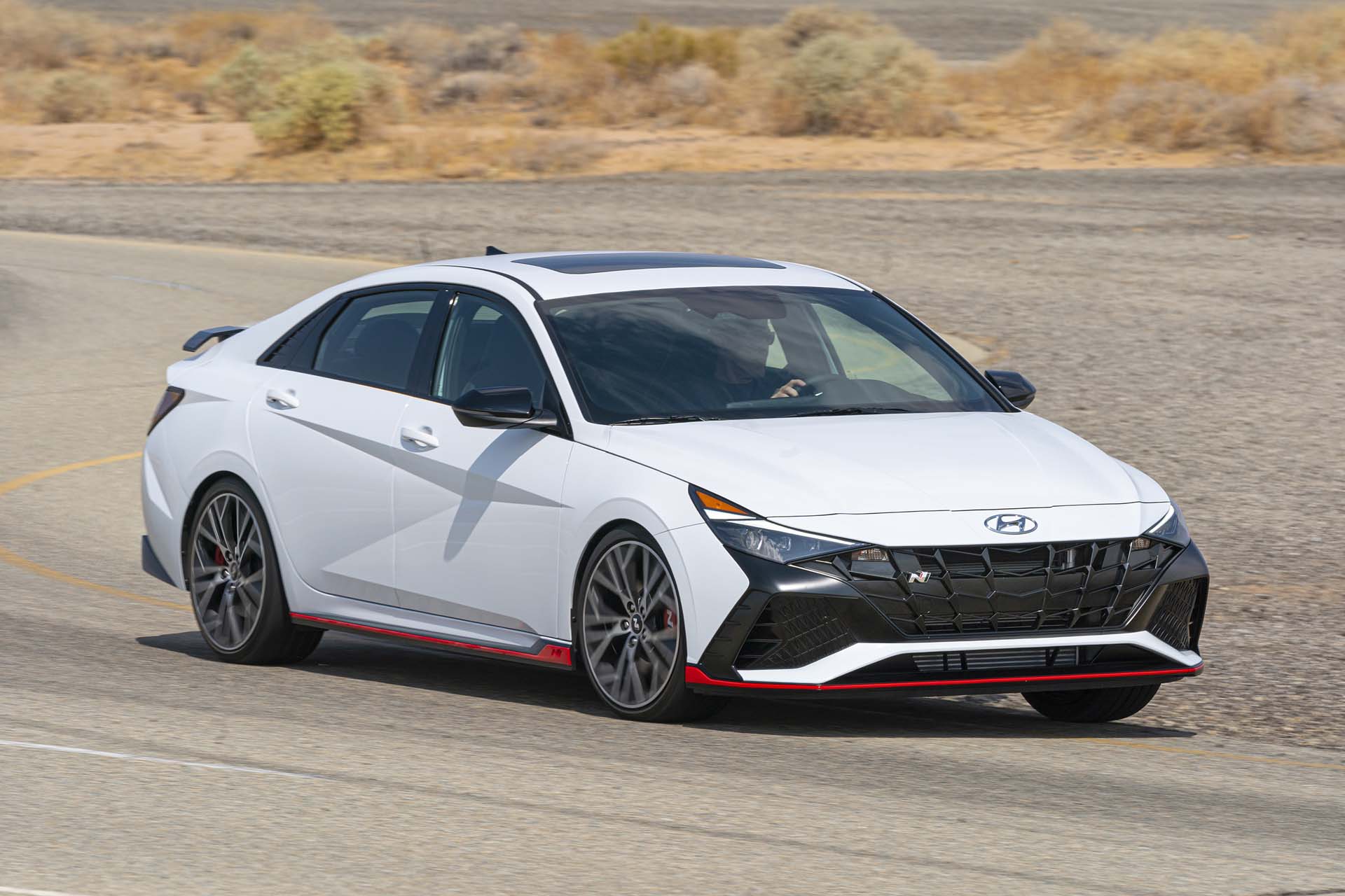 Download 2022 Hyundai Elantra N - Front Three-Quarter HD Wallpaper 1920x1280 #9