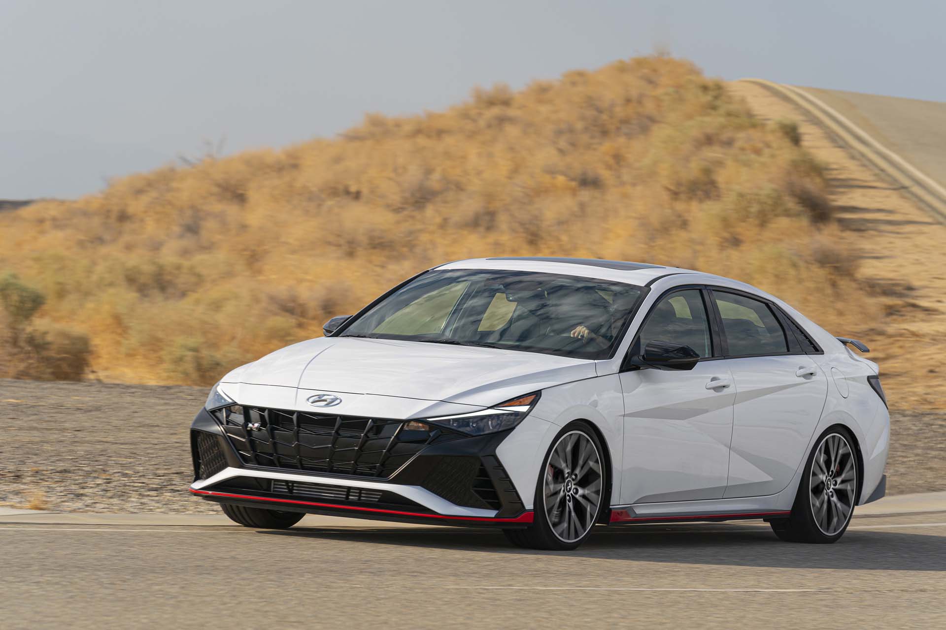 Download 2022 Hyundai Elantra N - Front Three-Quarter HD Wallpaper 1920x1280 #25